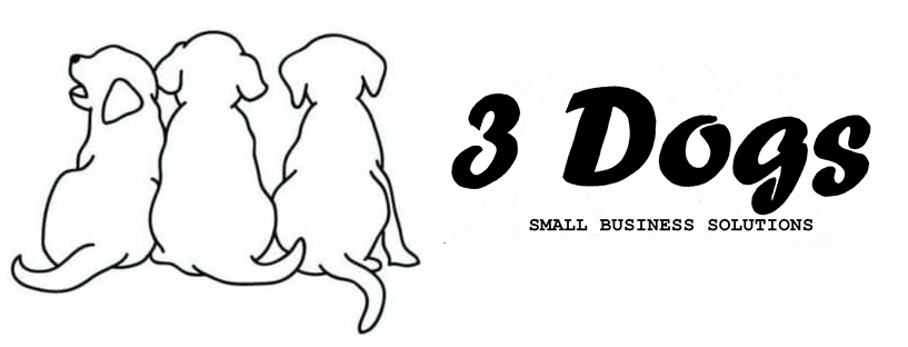 3 dogs image and logo